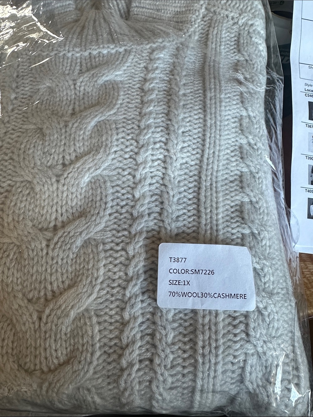Double D Ranch Ropes,Cables & Braids Sweater - Picture 5 of 5